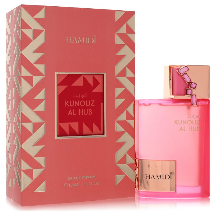 Hamidi Kunouz Al Hub Cologne by Hamidi Cologne 3.4 Oz Eau De Parfum Spray