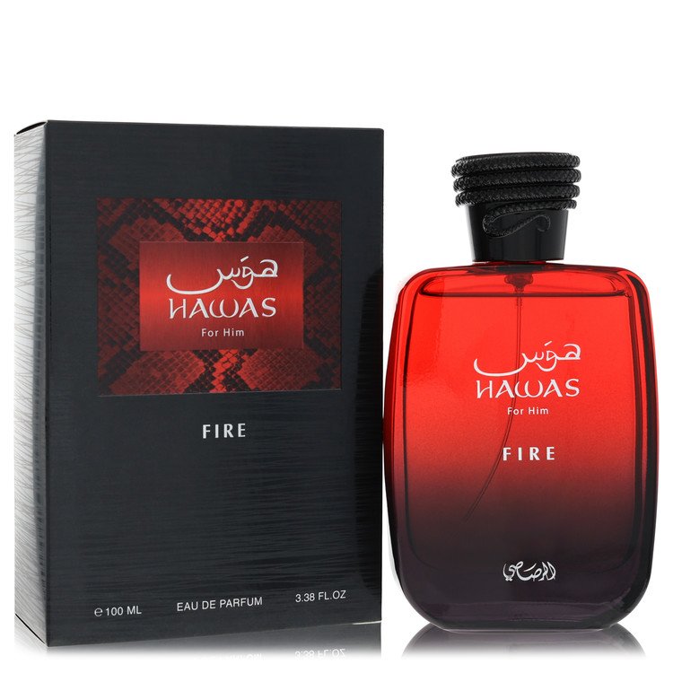 Hawas Fire Cologne by Rasasi 3.3 oz Eau De Parfum Spray