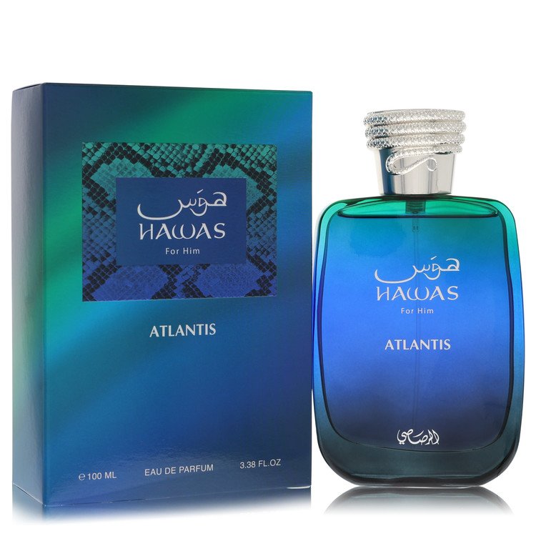 Hawas Atlantis Cologne by Rasasi Cologne 3.38 Oz Eau De Parfum Spray