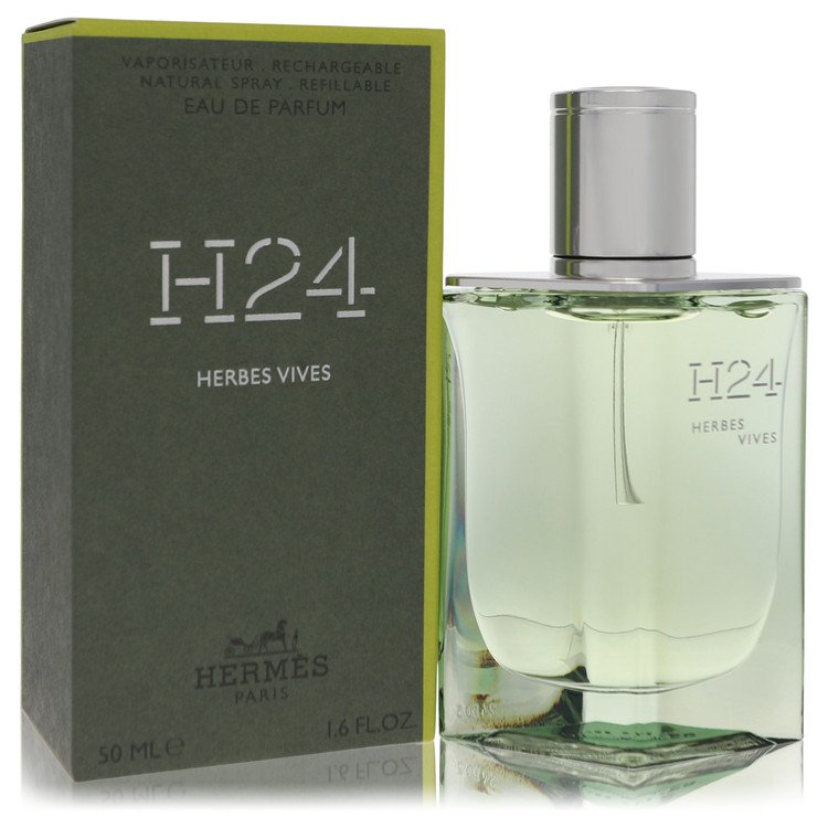 Hermes H24 Herbes Vives Cologne by Hermes 1.7 oz Eau De Parfum Refillable Spray