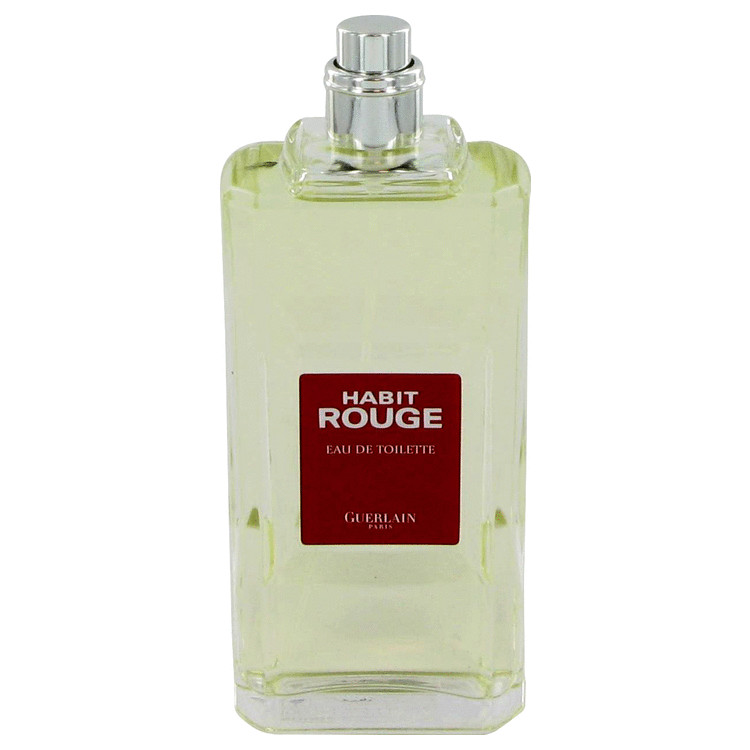 Habit Rouge Cologne by Guerlain 3.4 oz Eau De Toilette Spray (Tester)