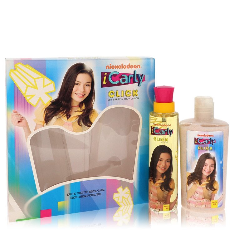 Image Of     iCarly Click by Marmol & Son Women Gift Set 3.4 oz Eau De Toilette Spray + 8 oz Body Lotion 