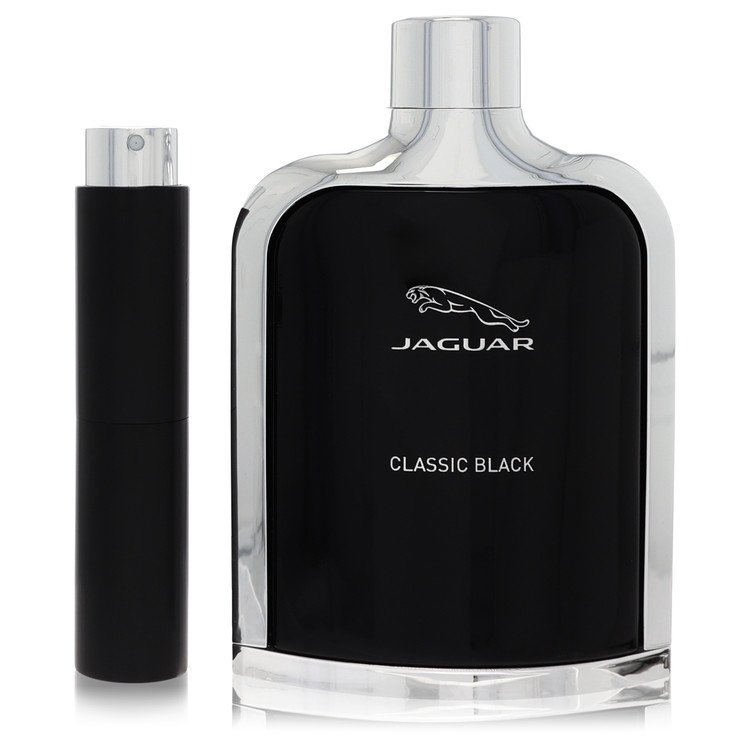 Jaguar Classic Black Cologne by Jaguar Cologne 0.27 Oz Travel Spray