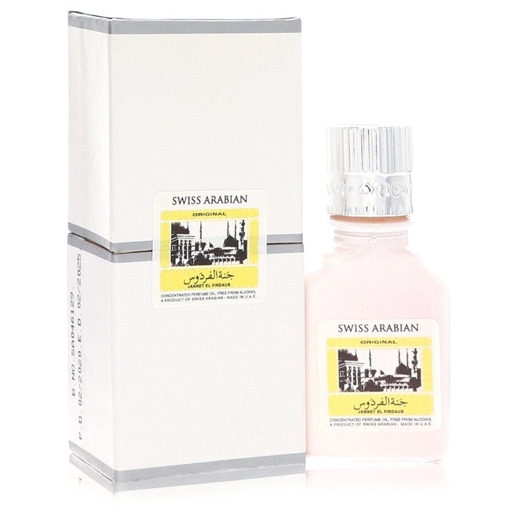 Swiss Arabian Jannet El Firdaus Cologne 0.3 oz Concentrated Perfume Oil Free From Alcohol (Unisex White Attar) Guatemala