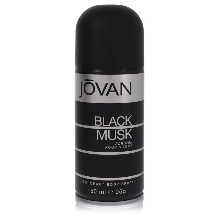 Jovan Black Musk by Jovan - Deodorant Spray 5 oz 150 ml for Men