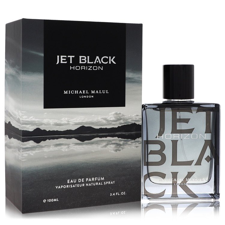Jet Black Horizon Cologne by Michael Malul 3.4 oz Eau De Parfum Spray