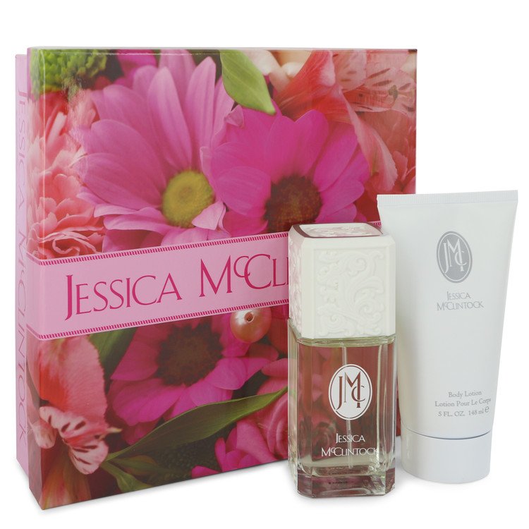 Jessica McClintock Perfume Gift Set - 3.4 oz Eau De Parfum Spray + 5 oz Body Lotion Guatemala