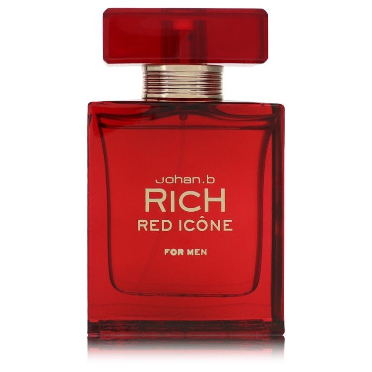 Johan B Rich Red Icone Cologne by Johan B 3 oz Eau De Toilette Spray (unboxed)