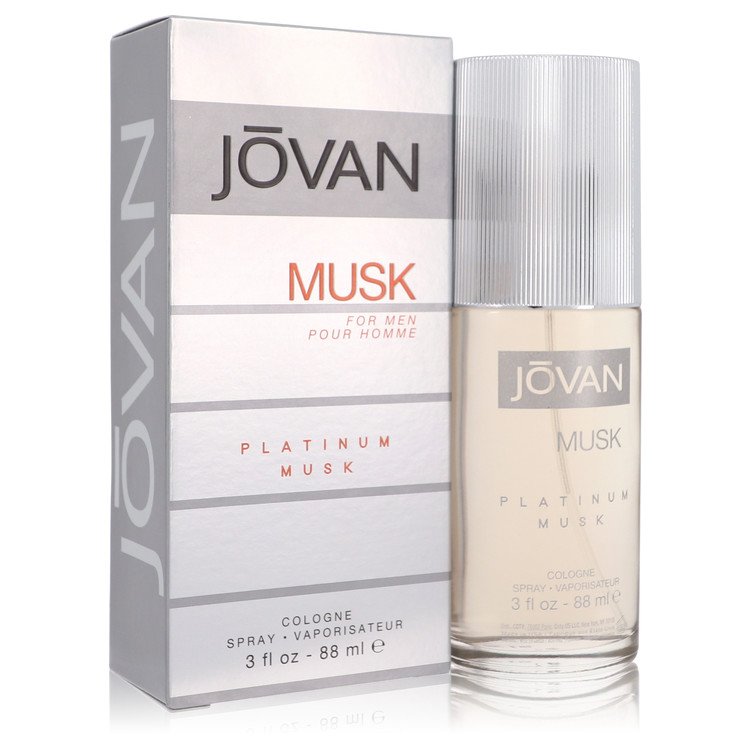 Jovan Platinum Musk by Jovan - Cologne Spray 3 oz 90 ml for Men