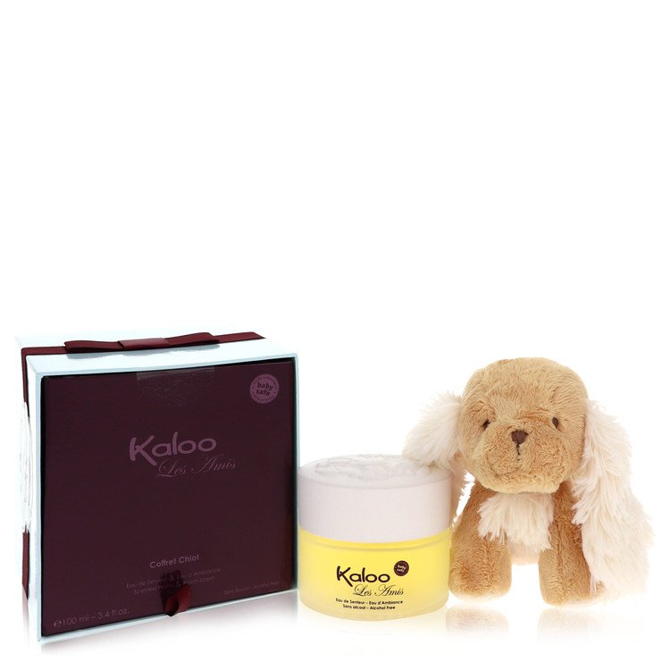 Kaloo Les Amis by Kaloo - Eau De Senteur Spray / Room Fragrance Spray (Alcohol Free) + Free Fluffy Puppy 3.4 oz 100 ml for Men