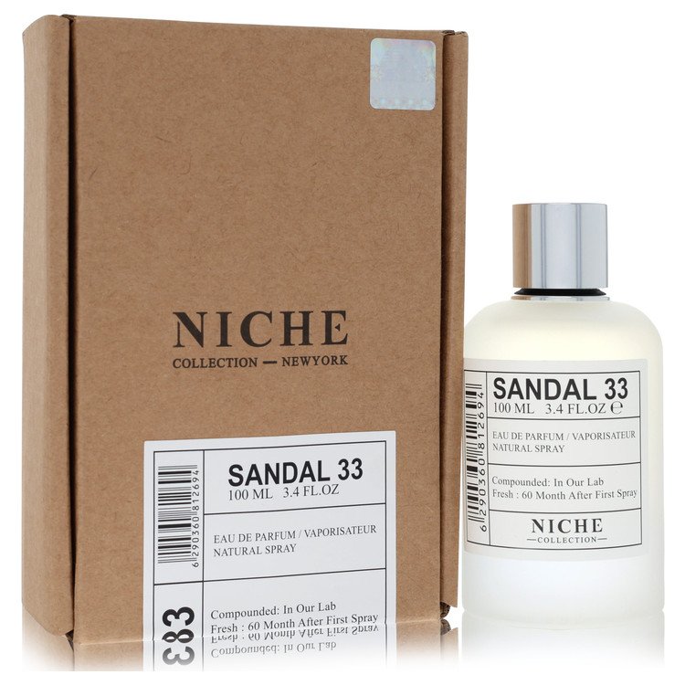 Khalis Sandal 33 Niche Collection Cologne by Khalis Cologne 3.4 Oz Eau De Parfum Spray