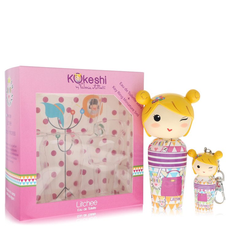 Kokeshi Litchee Perfume by Kokeshi Perfume 1.7 Oz Eau De Toilette Spray with Key Ring