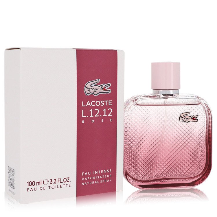 Lacoste Eau De Lacoste L.12.12 Rose Eau Intense Perfume by Lacoste 3.3 oz Eau De Toilette Spray