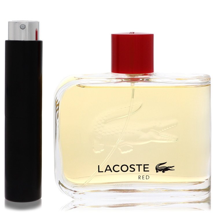 Lacoste Red Style In Play Cologne by Lacoste Cologne 0.27 Oz Travel Spray