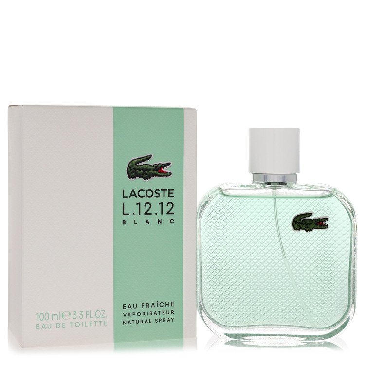 Lacoste Eau De Lacoste L.12.12 Blanc Eau Fraichie Cologne by Lacoste Cologne 3.3 Oz Eau De Toilette Spray