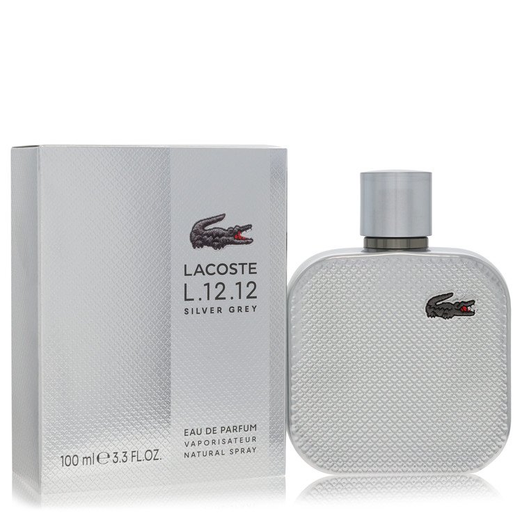 Lacoste Eau De Lacoste L.12.12 Silver Grey Cologne by Lacoste Cologne 3.3 Oz Eau De Parfum Spray