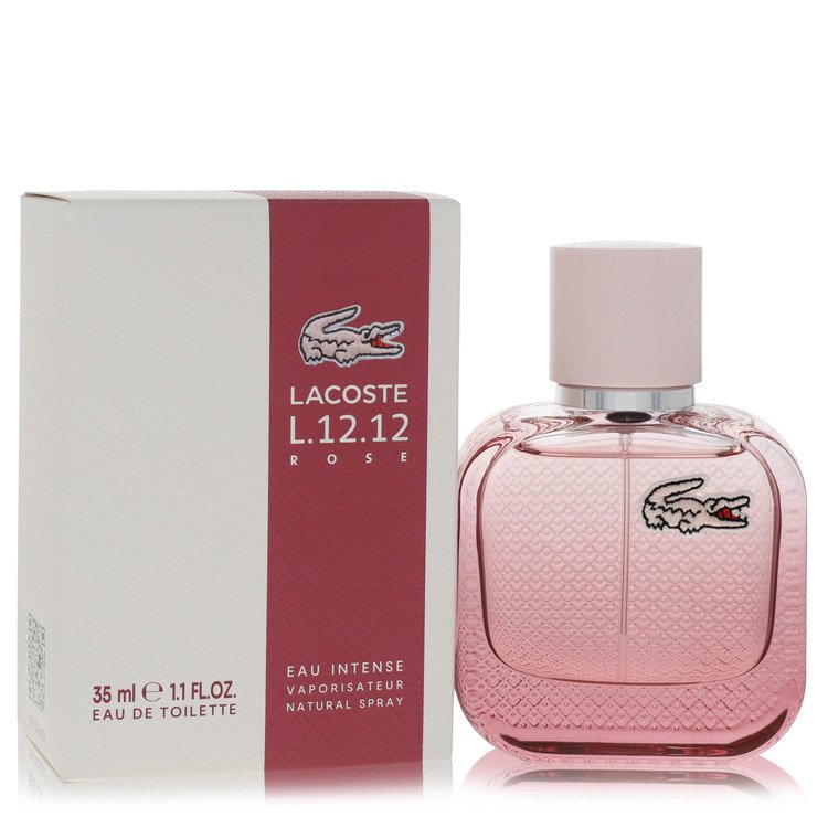 Lacoste Eau De Lacoste L.12.12 Rose Eau Intense Perfume by Lacoste Perfume 1.1 Oz Eau De Toilette Spray