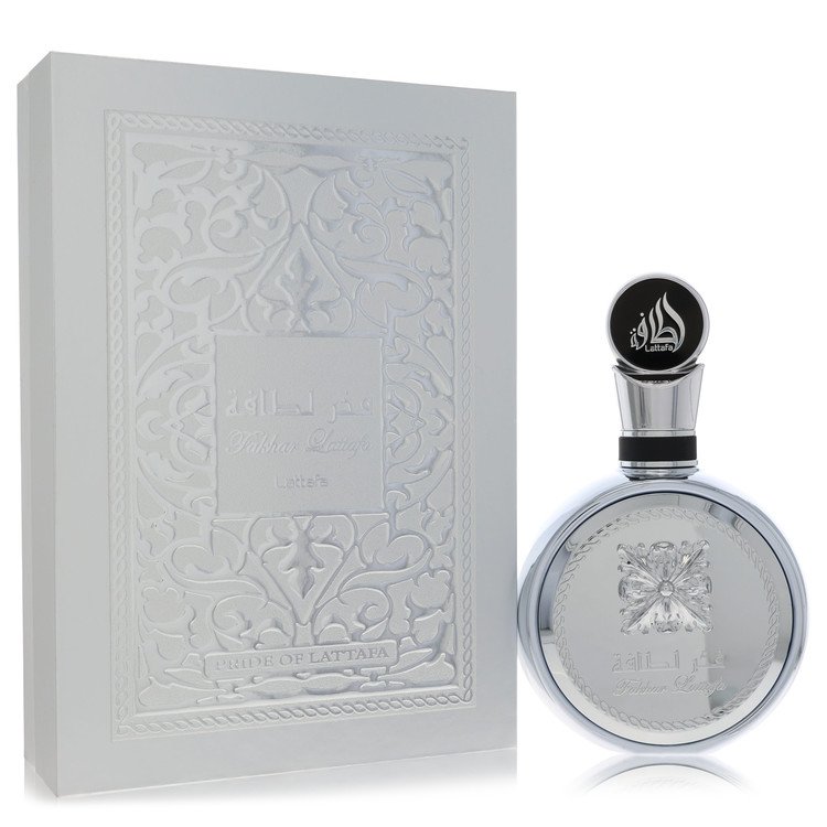 Lattafa Fakhar Platin Cologne by Lattafa Cologne 3.4 Oz Eau De Parfum Spray (Unisex)