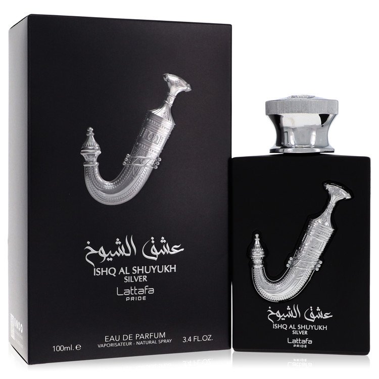 Lattafa Pride Ishq Al Shuyukh Silver Cologne by Lattafa 3.4 oz Eau De Parfum Spray (Unisex)