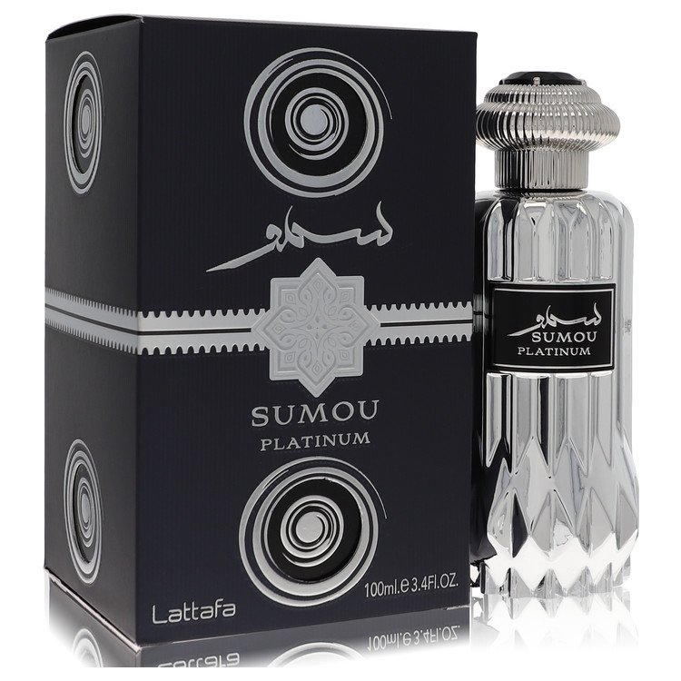 Lattafa Sumou Platinum Cologne by Lattafa 3.4 oz Eau De Parfum Spray (Unisex)