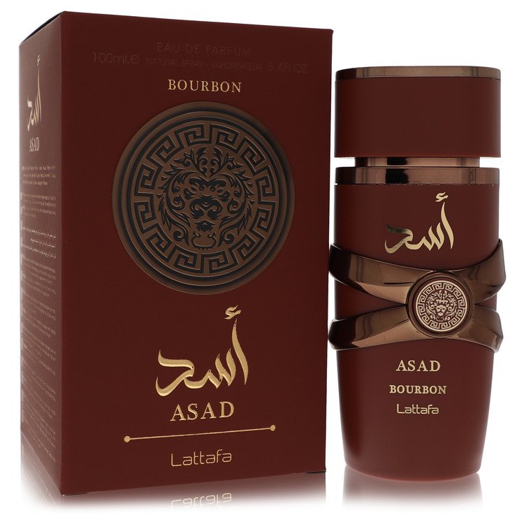 Lattafa Asad Bourbon Cologne by Lattafa 3.4 oz Eau De Parfum Spray