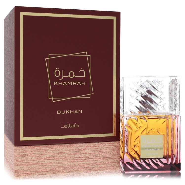 Lattafa Khamrah Dukhan Cologne by Lattafa 3.4 oz Eau De Parfum Spray (Unisex)