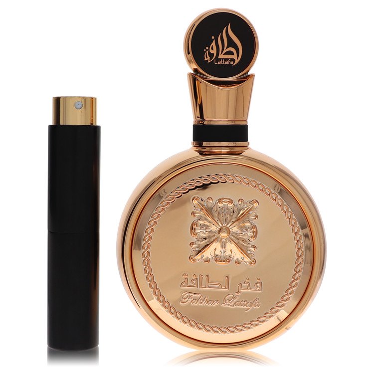 Lattafa Fakhar Gold Cologne by Lattafa Cologne 8 ml Travel Spray