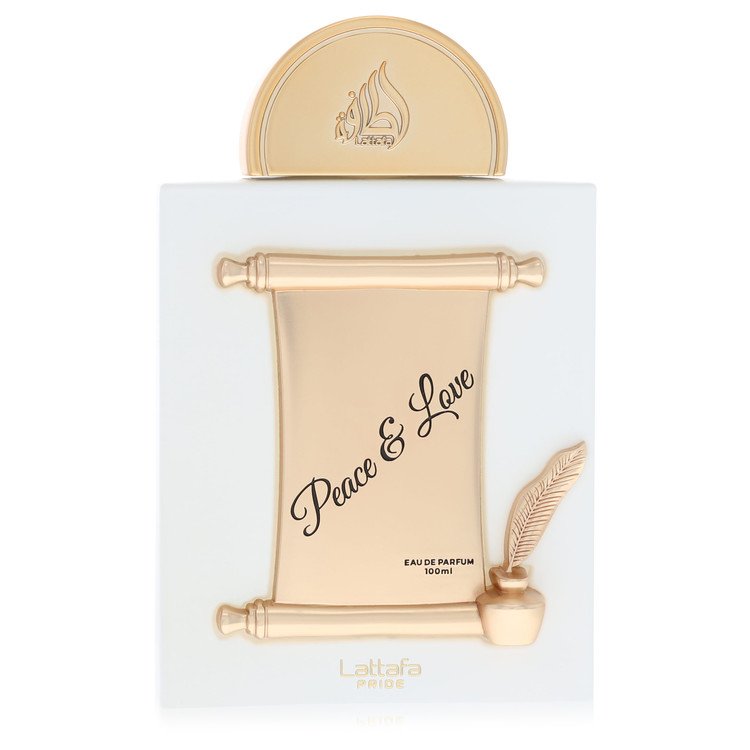 Lattafa Peace & Love Cologne by Lattafa Cologne 3.4 Oz Eau De Parfum Spray (Unisex Unboxed)