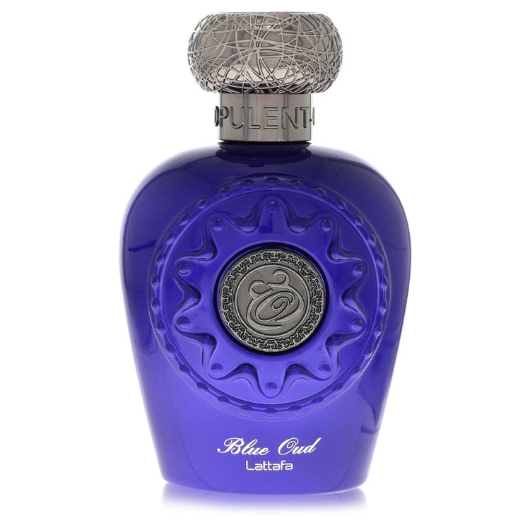 Lattafa Blue Oud Cologne by Lattafa Cologne 3.4 Oz Eau De Parfum Spray (Unisex Unboxed)