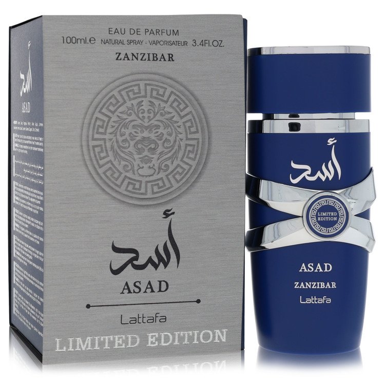 Lattafa Asad Zanzibar Cologne by Lattafa Cologne 100 ml Eau De Parfum Spray (Limited Edition)