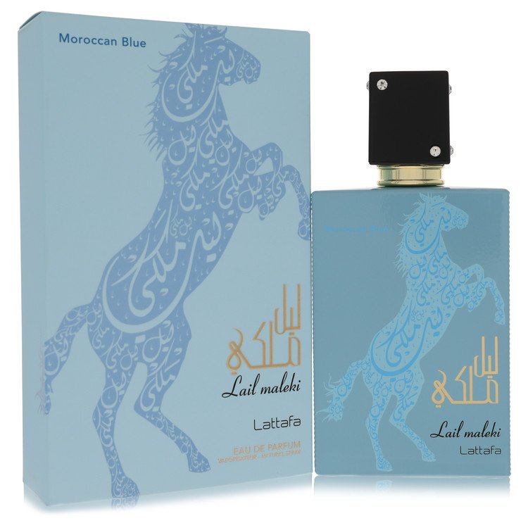 Lattafa Lail Maleki Morrocan Blue Cologne by Lattafa 3.4 oz Eau De Parfum Spray (Unisex)