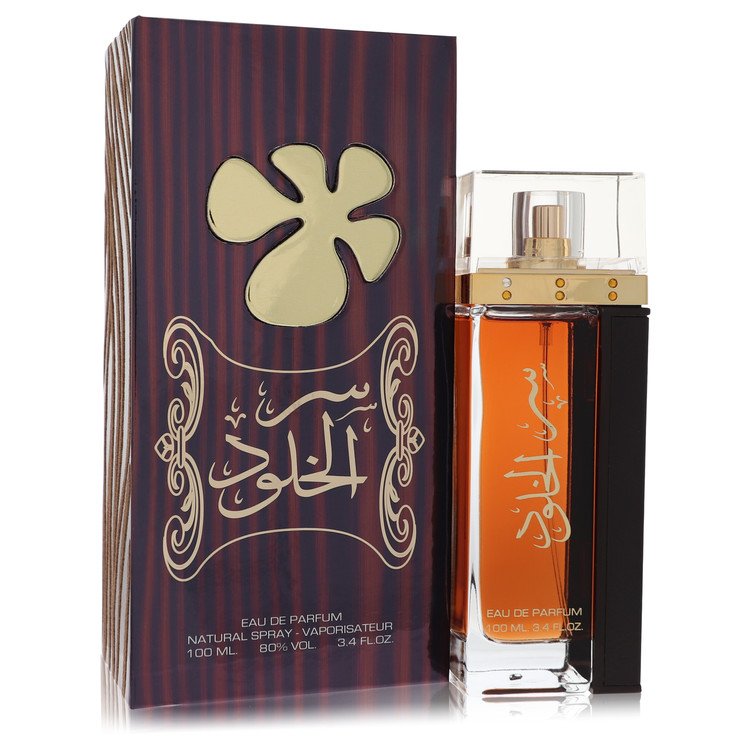 Lattafa Ser Al Khulood Cologne by Lattafa 3.4 oz Eau De Parfum Spray (Unisex)
