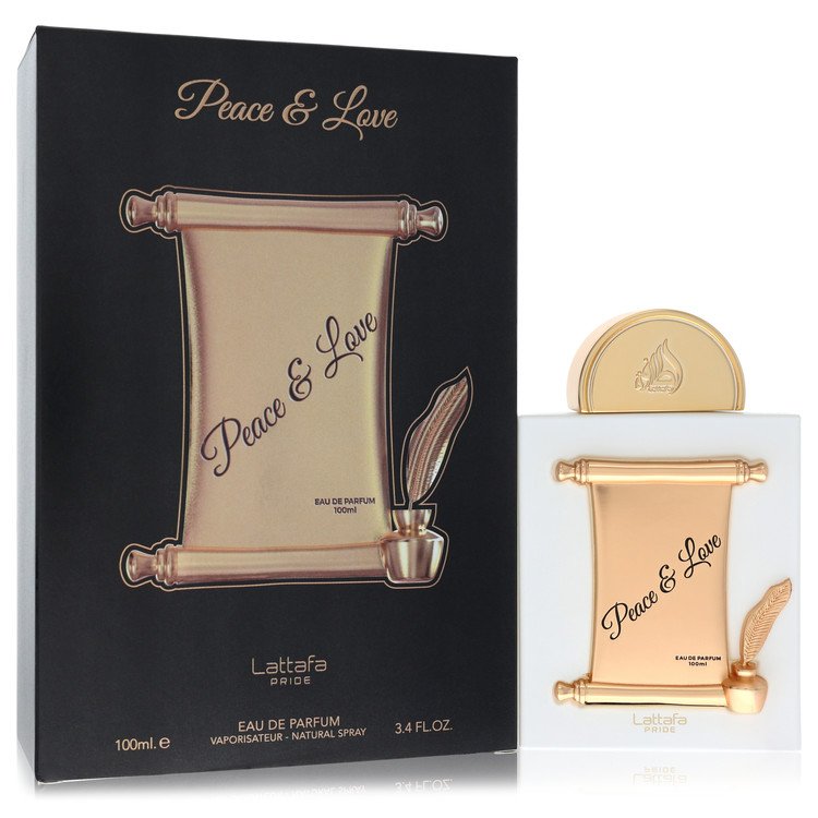 Lattafa Peace & Love Cologne by Lattafa 3.4 oz Eau De Parfum Spray (Unisex)