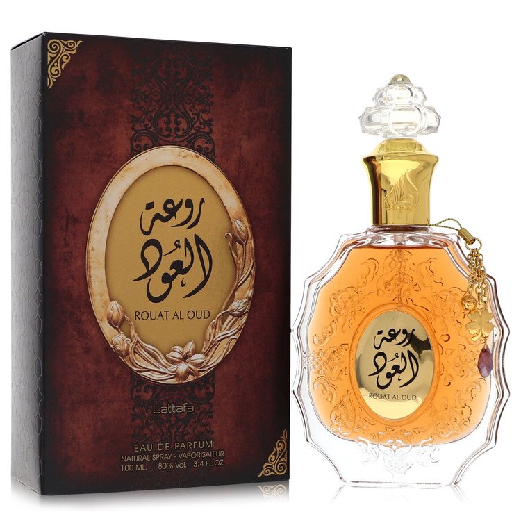 Lattafa Rouat Al Oud Cologne by Lattafa 3.4 oz Eau De Parfum Spray (Unisex)