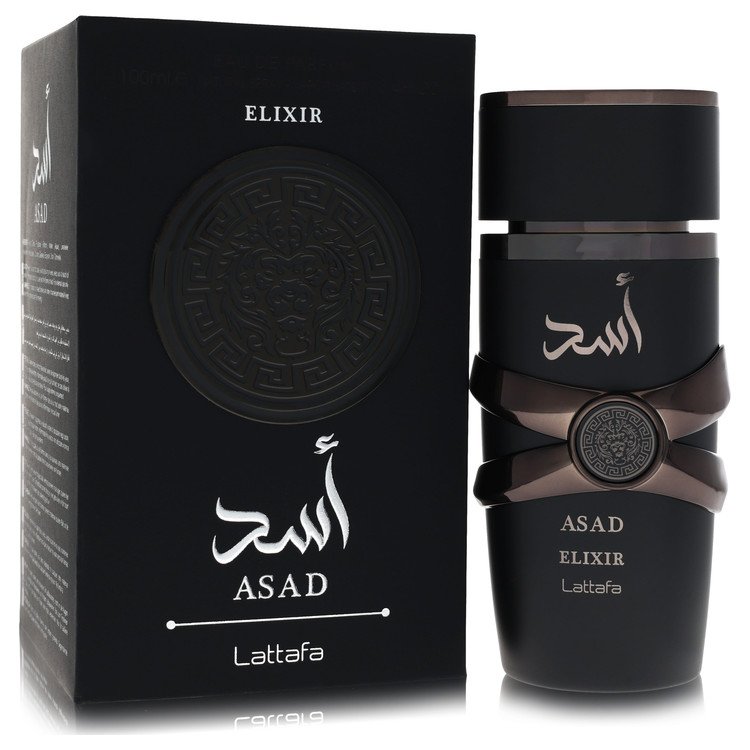 Lattafa Asad Elixir Perfume by Lattafa Perfume 3.4 Oz Eau De Parfum Spray