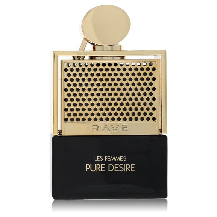 Lattafa Rave Pure Desire Gold Perfume by Lattafa Perfume 3.4 Oz Eau De Parfum Spray (Unboxed)