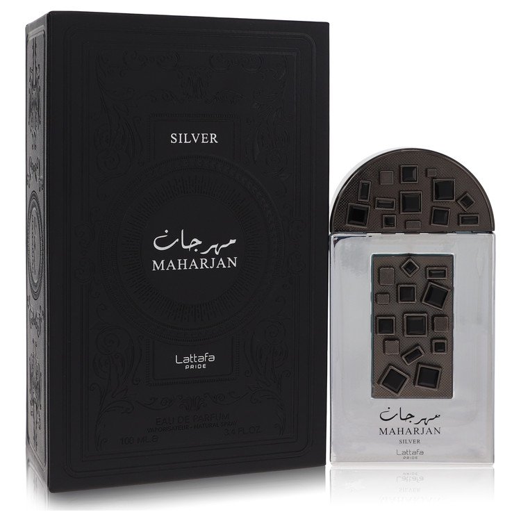 Lattafa Pride Maharjan Silver Cologne by Lattafa 3.4 oz Eau De Parfum Spray (Unisex)