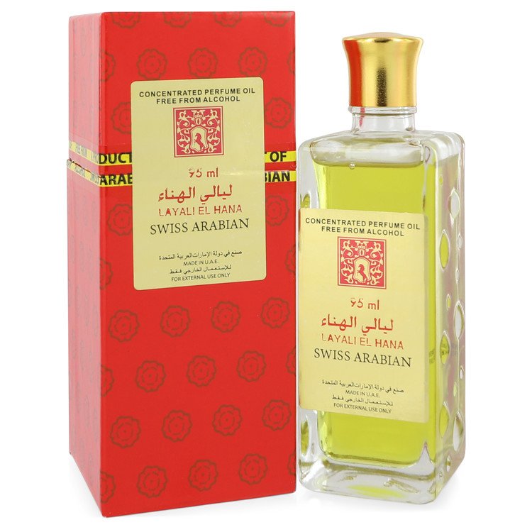 Swiss Arabian Layali El Hana 3.2 oz Concentrated Perfume Oil Free From Alcohol (Unisex) Guatemala