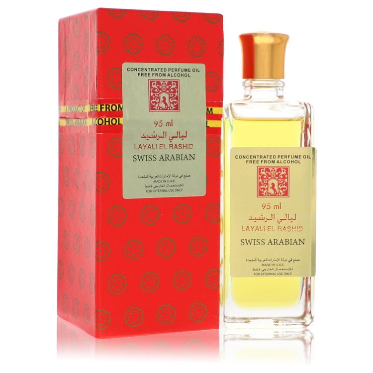 Swiss Arabian Layali El Rashid 3.2 oz Concentrated Perfume Oil Free From Alcohol (Unisex) Guatemala