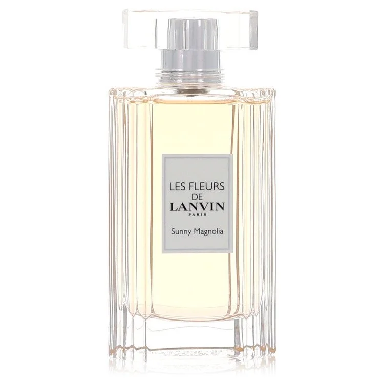 Les Fleurs De Lanvin Sunny Magnolia by Lanvin Eau De Toilette Spray 3 oz For Women