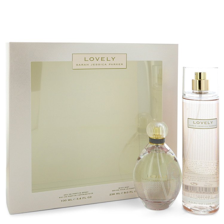 Lovely Perfume by Sarah Jessica Parker -- Gift Set - 3.4 oz Eau De Parfum Spray + 8 oz Body Mist