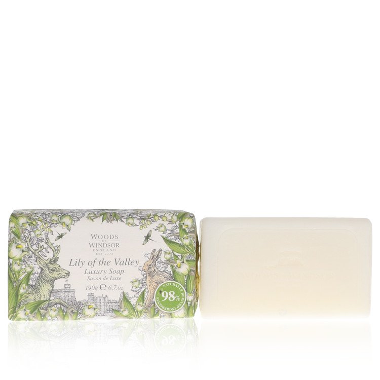 Lily Of The Valley (woods Of Windsor) Perfume by Woods of Windsor 6.7 oz Soap
