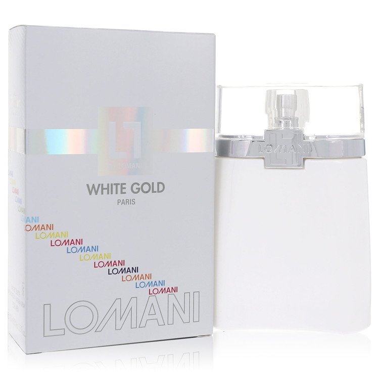 Lomani White Gold by Lomani Men Eau De Toilette Spray 3.4 oz Image