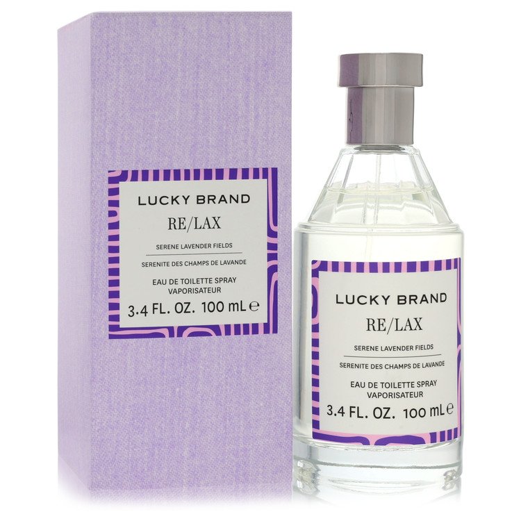 Lucky Brand Re/lax Perfume by Lucky Brand Perfume 3.4 Oz Eau De Toilette Spray