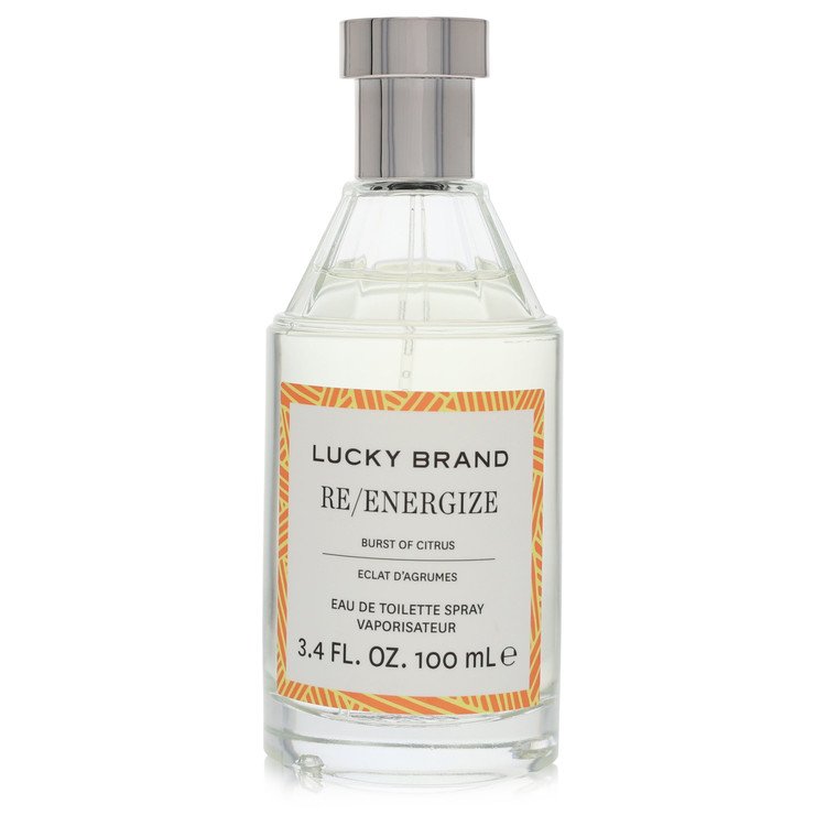 Lucky Brand Re/energize Cologne by Lucky Brand Cologne 3.4 Oz Eau De Toilette Spray (Unboxed)