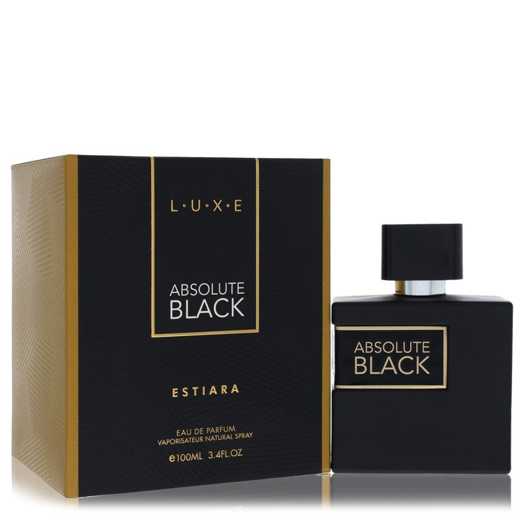 Luxe Estiara Absolute Black Cologne by Luxe Estiara Cologne 3.4 Oz Eau De Parfum Spray