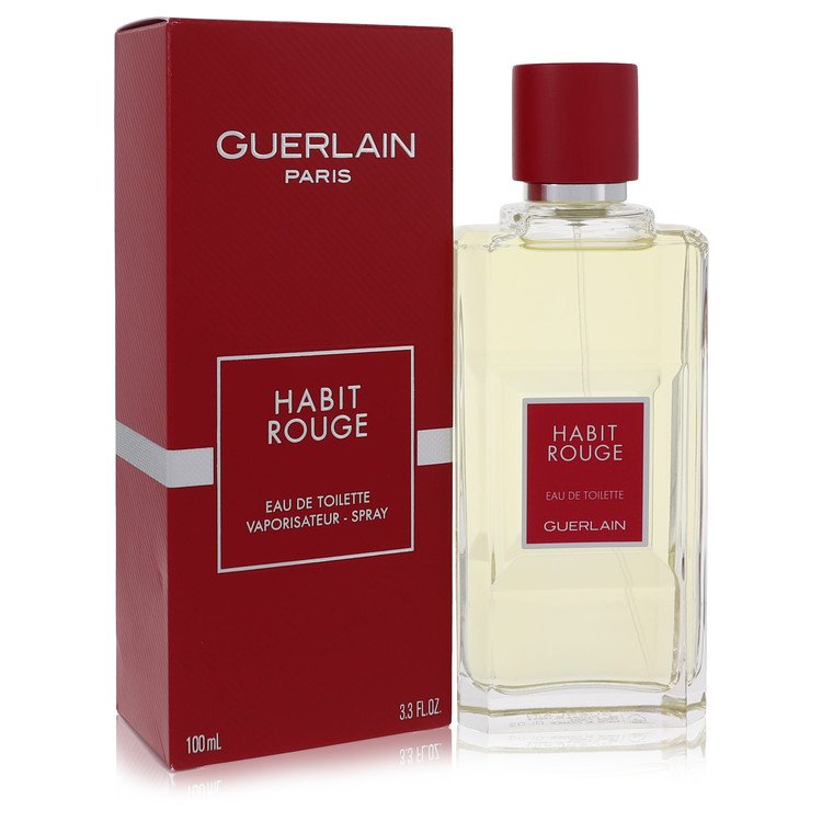 Guerlain Habit Rouge Cologne 3.4 oz Cologne / Eau De Toilette Spray Guatemala