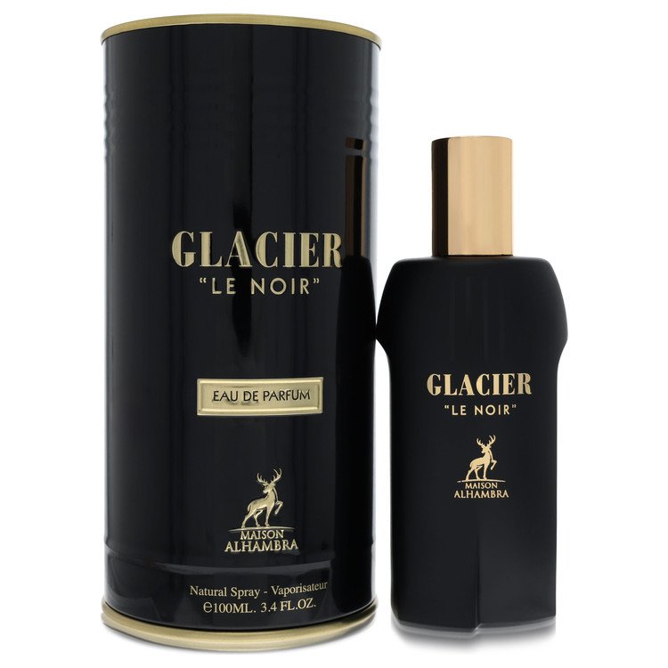 Maison Alhambra Glacier Le Noir Cologne by Maison Alhambra Cologne 3.4 Oz Eau De Parfum Spray