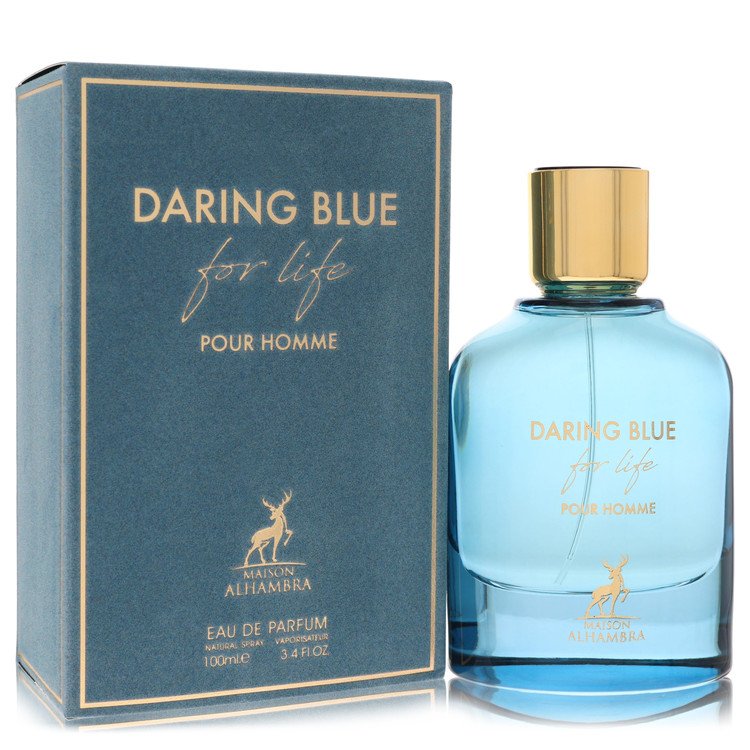 Maison Alhambra Daring Blue For Life Cologne by Maison Alhambra Cologne 3.4 Oz Eau De Parfum Spray