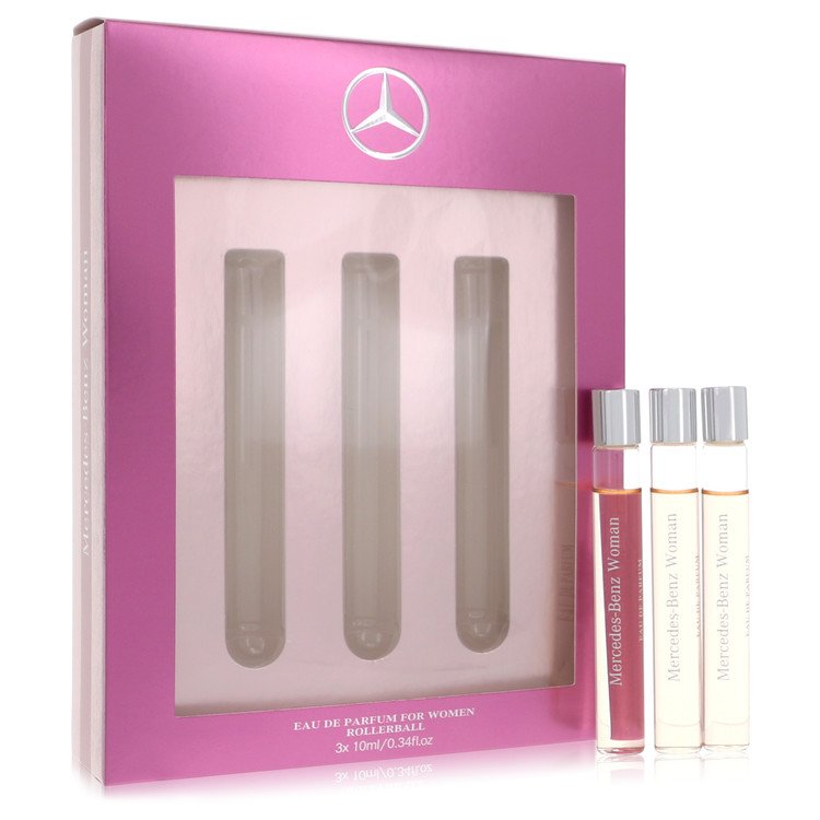 Mercedes Benz Perfume Gift Set - 3 x .34 oz Eau De Parfum Rollerballs Guatemala